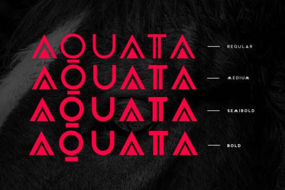 Aquata Font PNG with transparent background - Preview 1