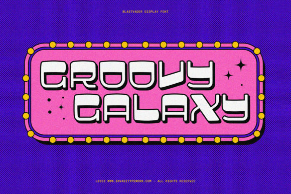 Blastvader Font - Preview 2