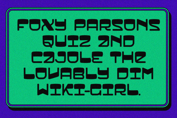Blastvader Font - Preview 4