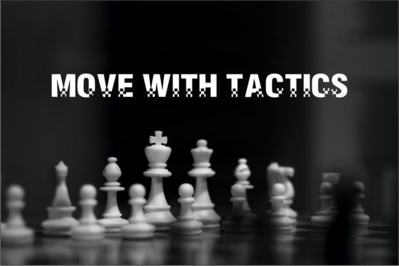 Chess Shape Font - Preview 1