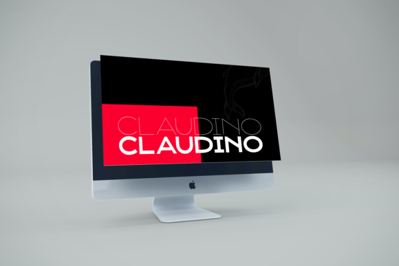 Claudino Font PNG with transparent background - Preview 6