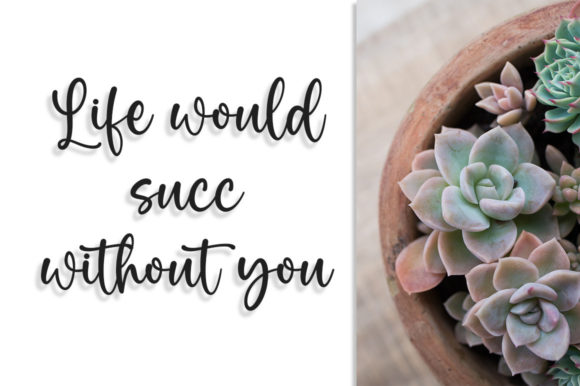 Dairy Butter Font PNG with transparent background - Preview 3