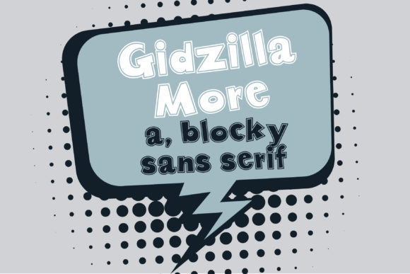 Gidzilla Font - Preview 2