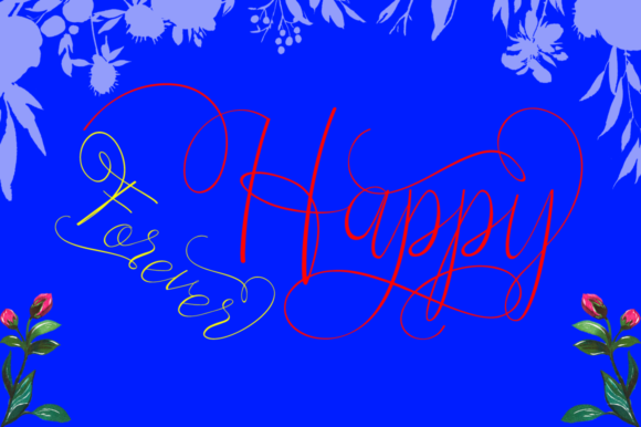 Jilyanna Font PNG with transparent background - Preview 4