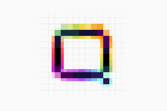 Neo Pixel Font PNG with transparent background - Preview 2