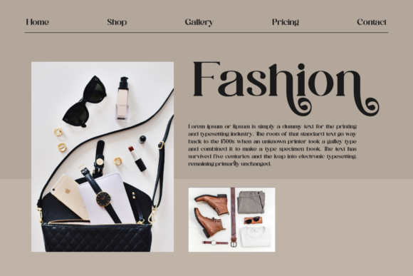 Ranika Font PNG with transparent background - Preview 5