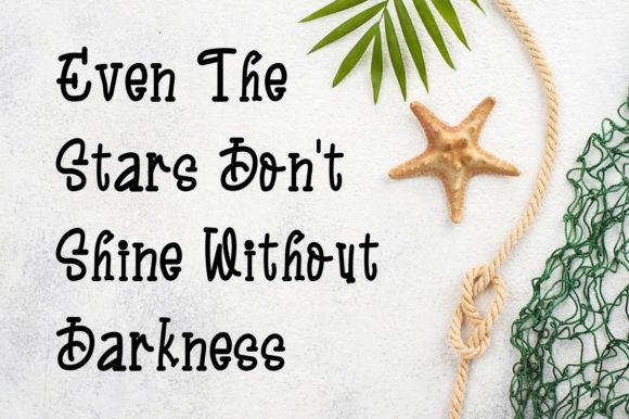 Smiling Star Font PNG with transparent background - Preview 1
