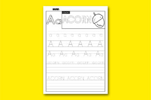 Handwriting Practice | Alphabet Writing Graphic by MOF92 · Creative Fabrica