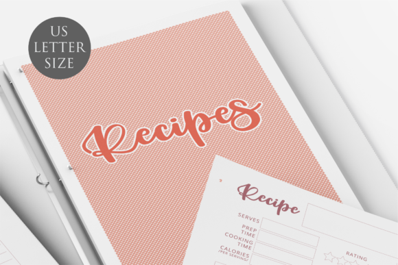 Printable Recipe Binder