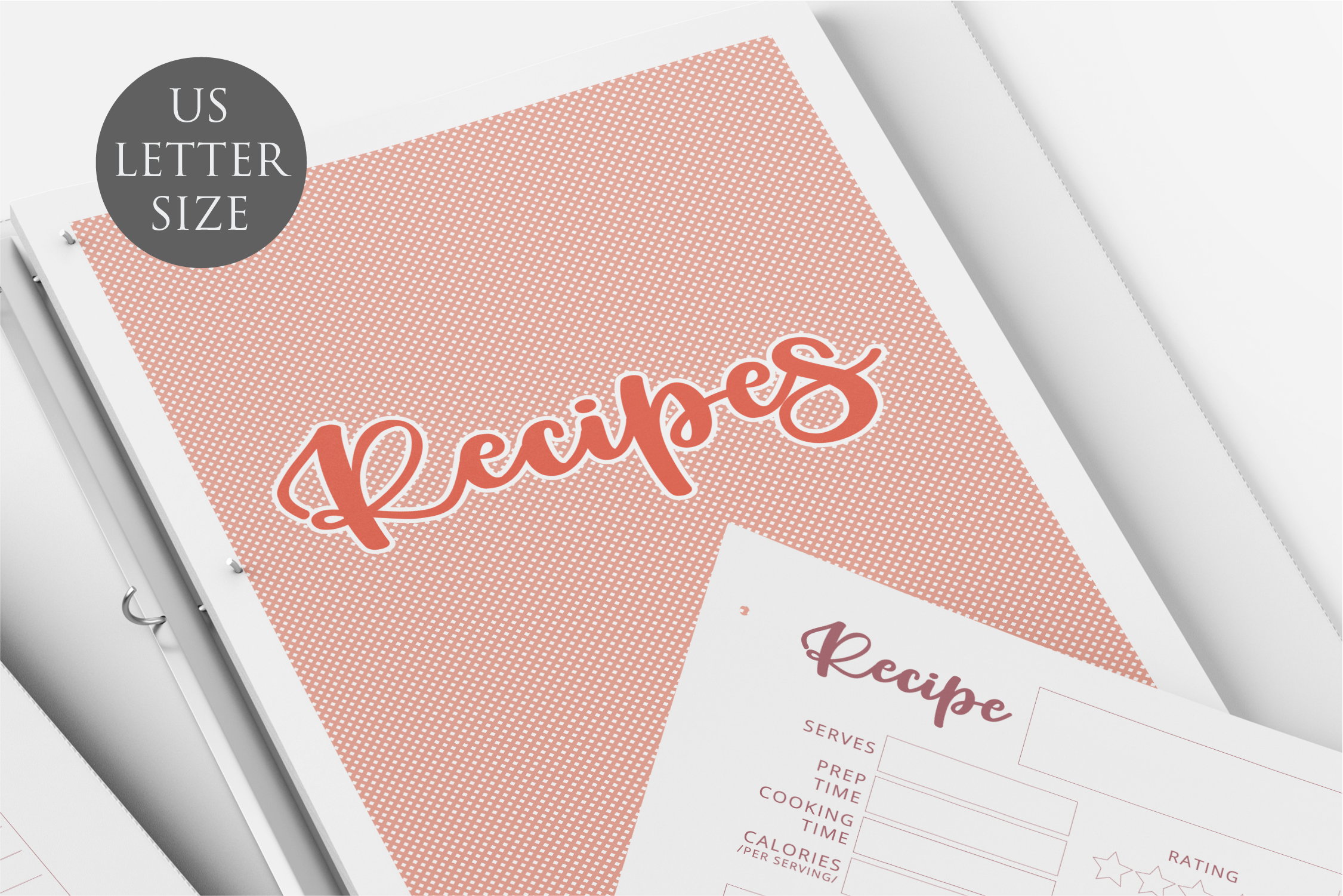 Printable Recipe Binder