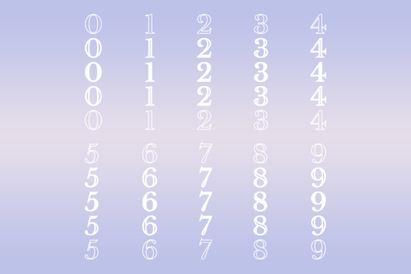 Filled Font - Preview 3