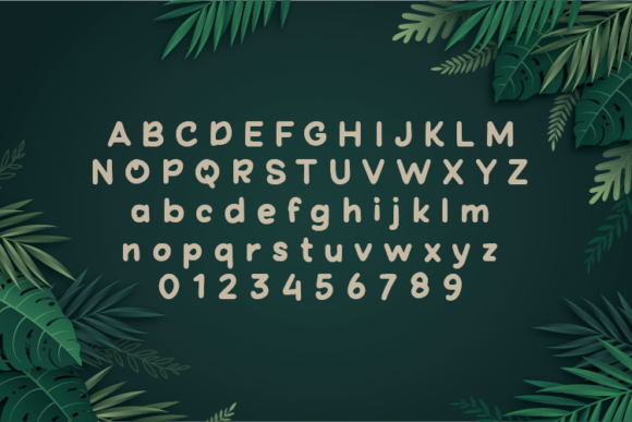 Forest Camping Font PNG with transparent background - Preview 1