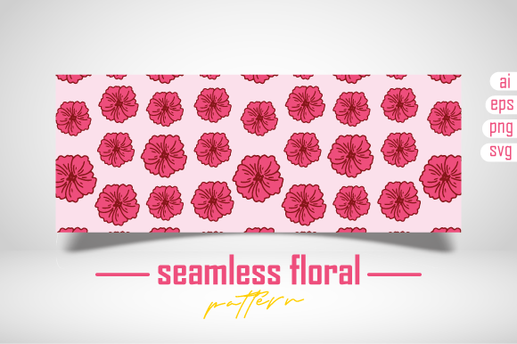 Pink Seamless Floral Pattern Graphic by Creatophics · Creative Fabrica