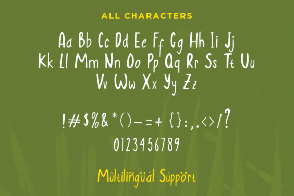 A Truly Hook Font - Preview 5