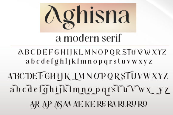 Aghisna Font - Preview 3