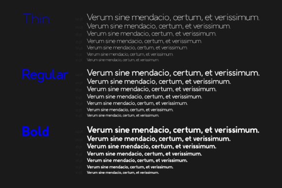 Alternative SH Font - Preview 2