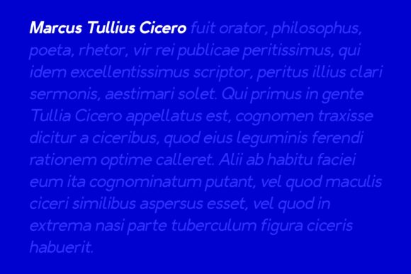 Alternative SH Font - Preview 3