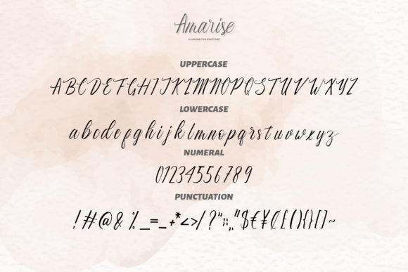 Amarise Font - Preview 6
