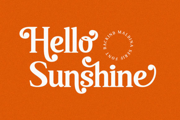 Backind Maldina Font - Preview 4