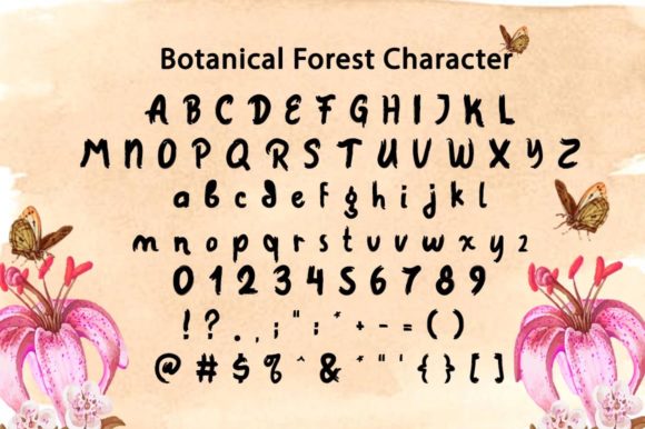 Botanical Forest Font - Preview 4