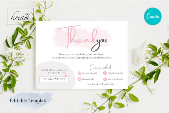 CANVA Business Thank You Page Template