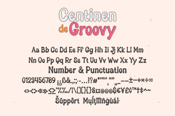 Centinen De Groovy Font - Preview 5