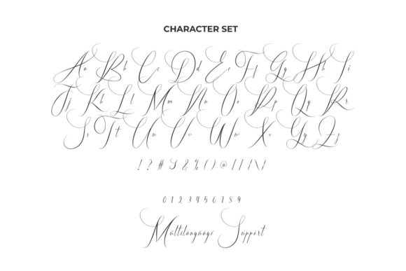 Diamond Flower Font - Preview 2