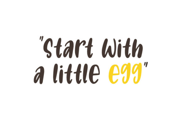 Duck Egg Font - Preview 2