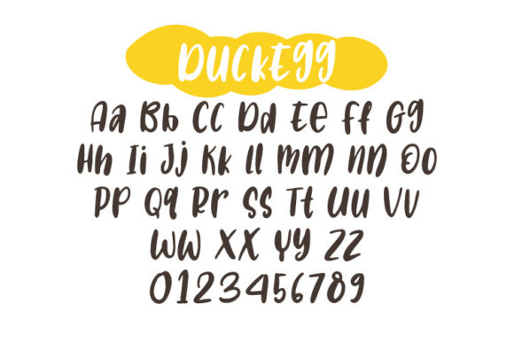 Duck Egg Font - Preview 3