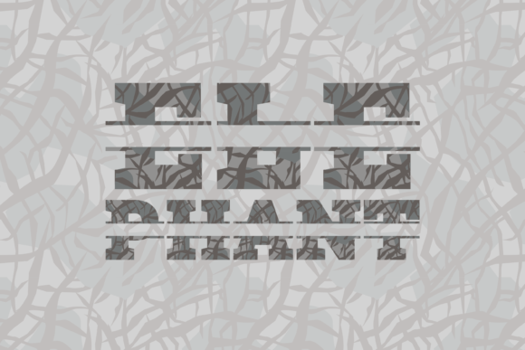 Elephant Split Font - Preview 2