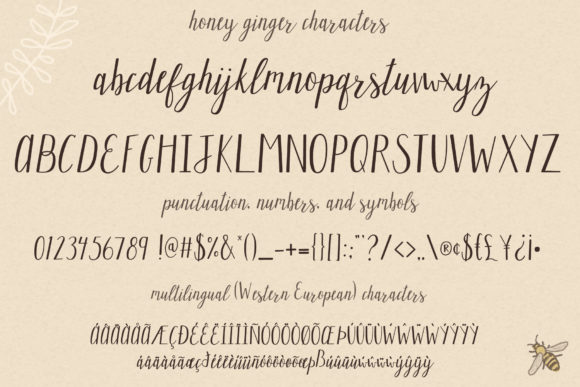 Honey Ginger Font - Preview 4