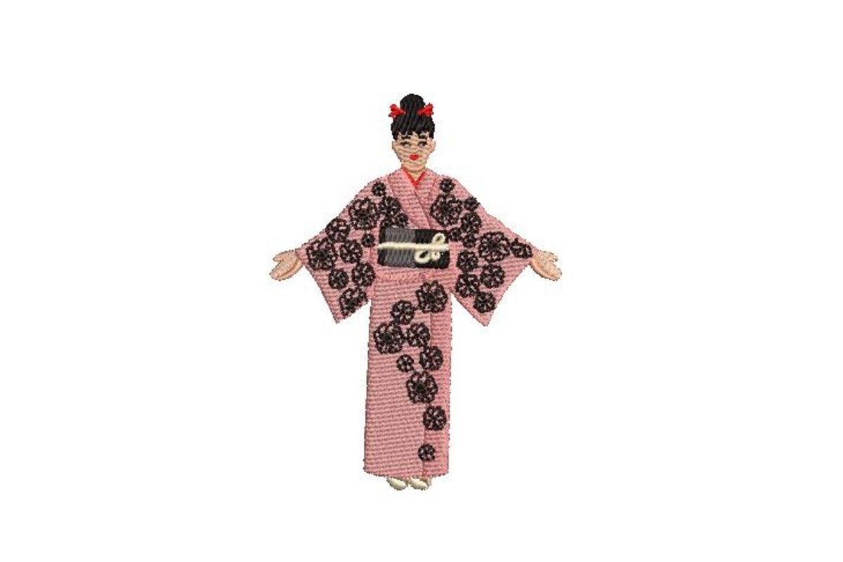 Japanese Woman in Kimono