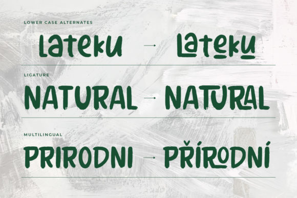 King Trufle Font PNG with transparent background - Preview 3