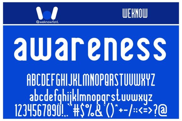 Knowledge Power Font PNG with transparent background - Preview 1