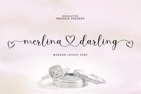 Merlina Darling Script & Handwritten Font By bungreja123