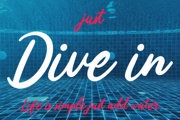 Poolsight Font PNG with transparent background - Preview 3