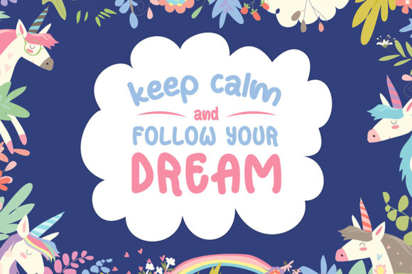 Poppin Story Font PNG with transparent background - Preview 1
