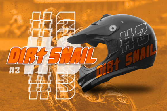 Race Break Font PNG with transparent background - Preview 3