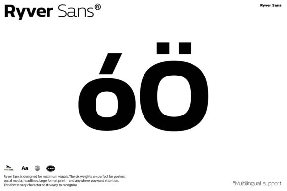 Ryver Sans Font PNG with transparent background - Preview 4