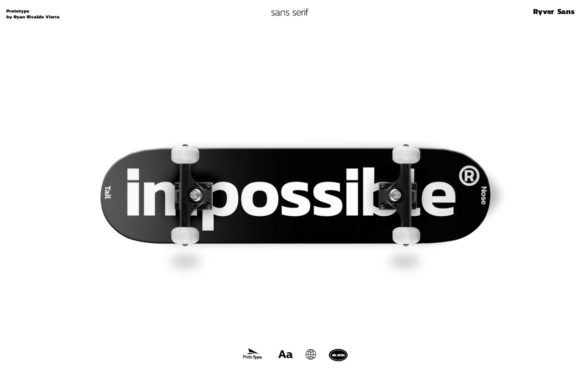 Ryver Sans Font PNG with transparent background - Preview 6