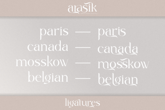 Arasik Font - Preview 6