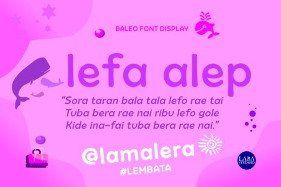 Baleo Font - Preview 3