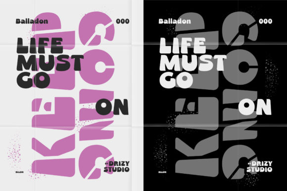 Balladon Font - Preview 1