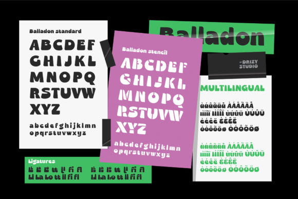 Balladon Font - Preview 3