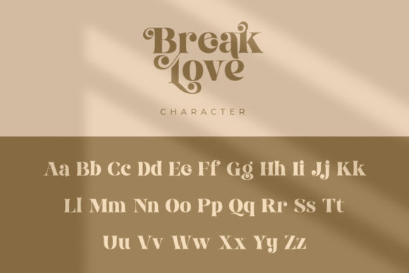 Break Love Font - Preview 6