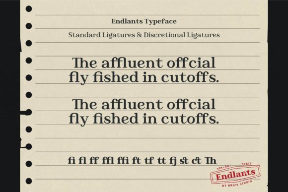 Endlants Font - Preview 6