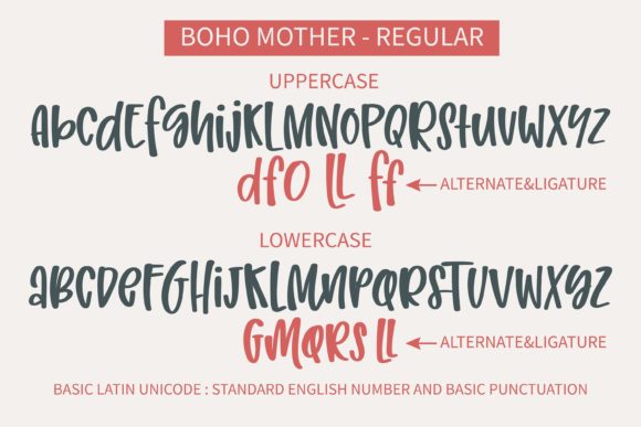 Boho Mother Font - Preview 3