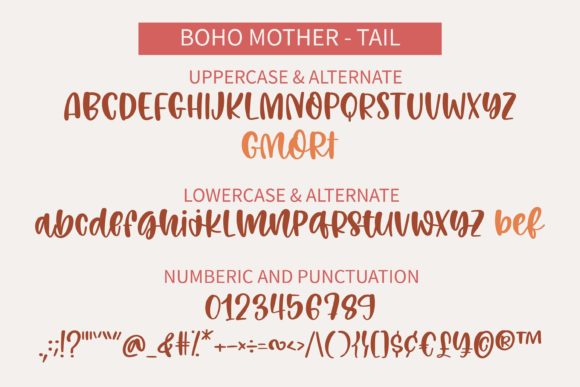Boho Mother Font - Preview 4