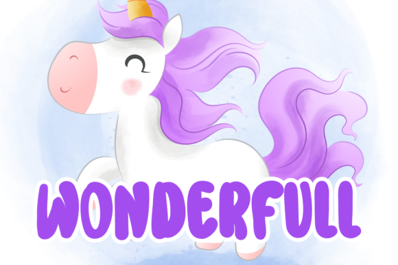 Groovy Unicorn Font - Preview 1