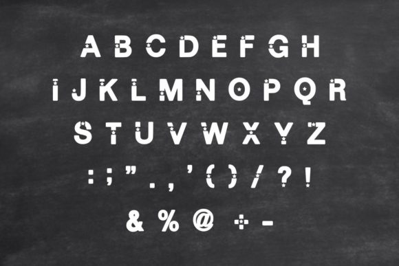 Light Shine Font PNG with transparent background - Preview 3
